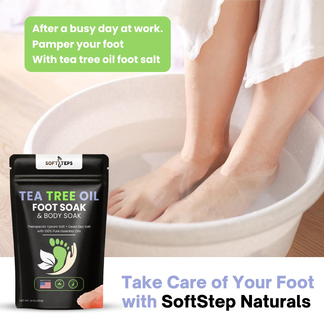 Tea Tree Oil Foot Soak with Epsom Salt