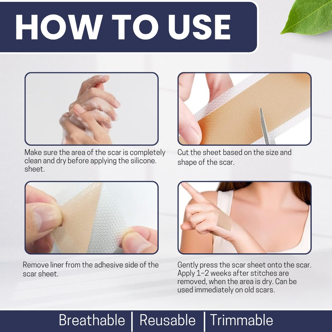 Scar Free Skin Tape - Soft on skin, tough on scars
