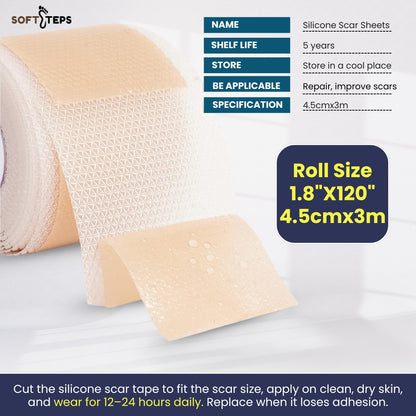 Scar Free Skin Tape - Soft on skin, tough on scars
