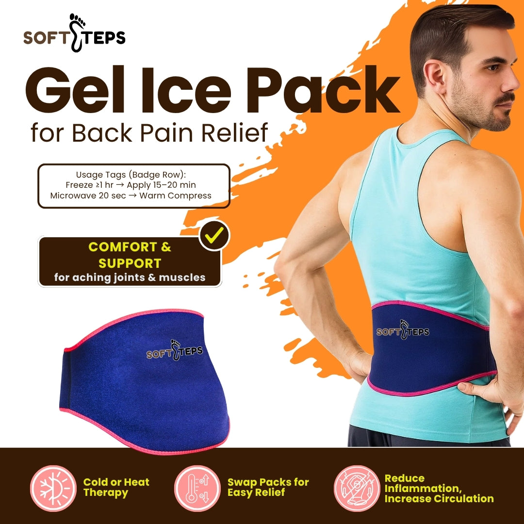 Sciatica Ice Pack Wrap for Back Pain Relief