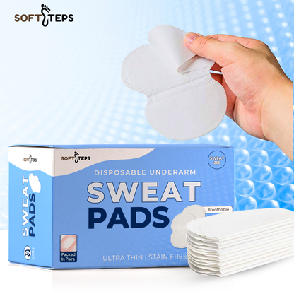 SoftSteps Sweat Pads - Unisex Underarm Pads