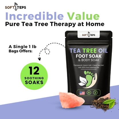Tea Tree Oil Foot Soak with Epsom Salt