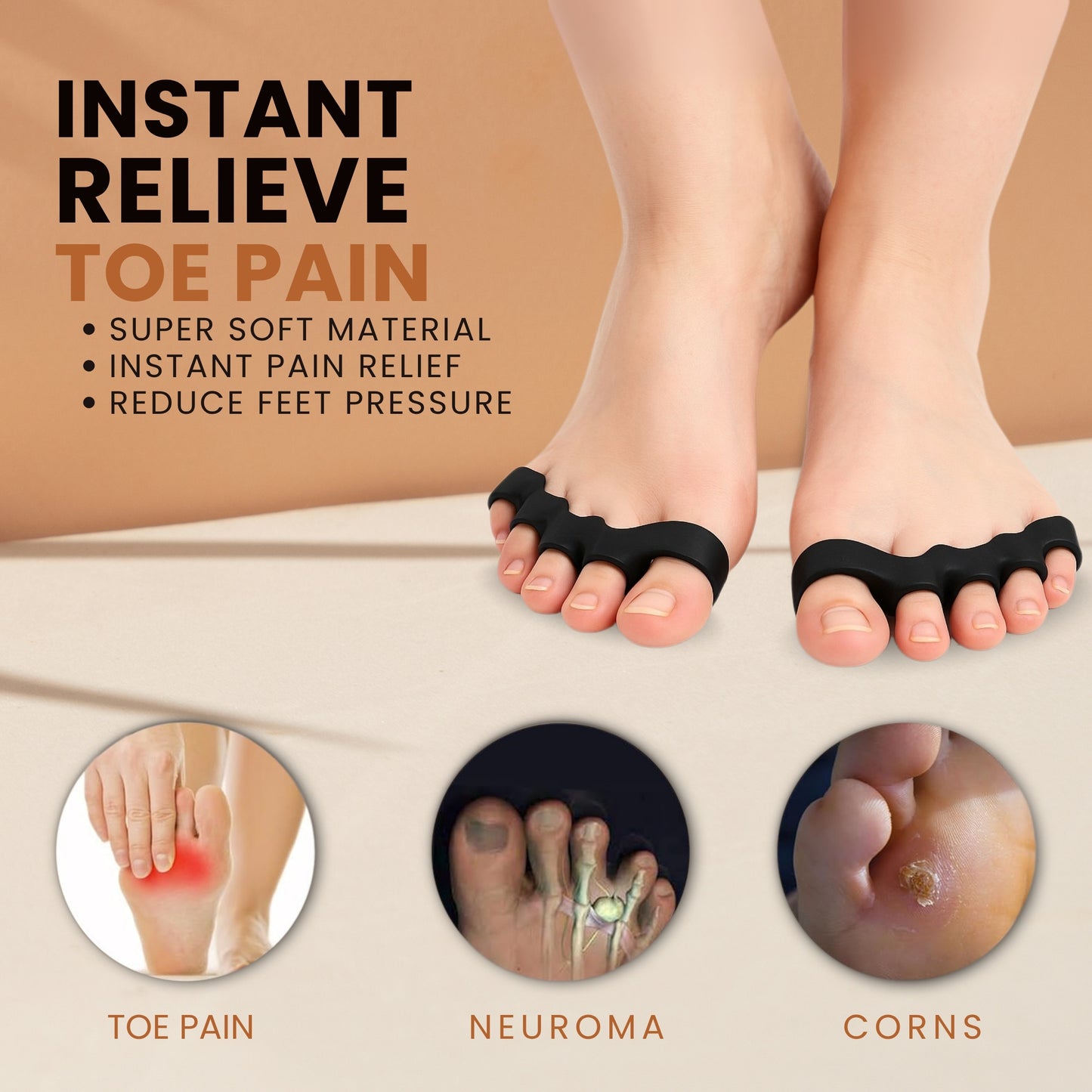 Softsteps Toe Separator - Bunion Toe Corrector