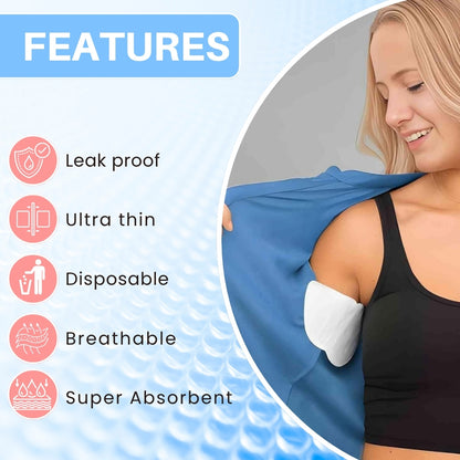 SoftSteps Sweat Pads - Unisex Underarm Pads