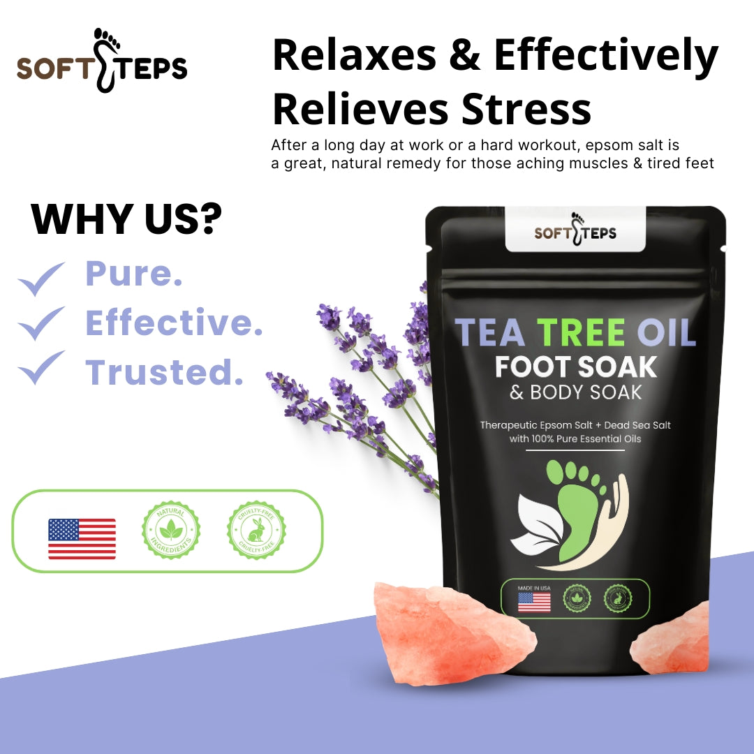 Tea Tree Oil Foot Soak with Epsom Salt