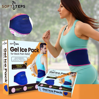 Sciatica Ice Pack Wrap for Back Pain Relief